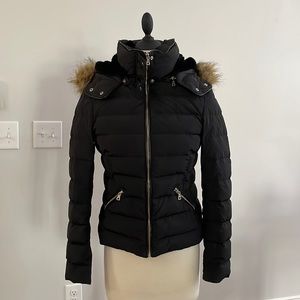 Zara jacket, size Small, detachable faux fur